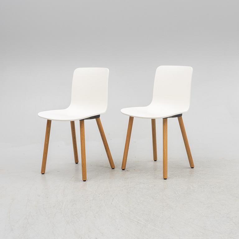Jasper Morrison,  a set of six 'HAL' chairs, Vitra 2015.