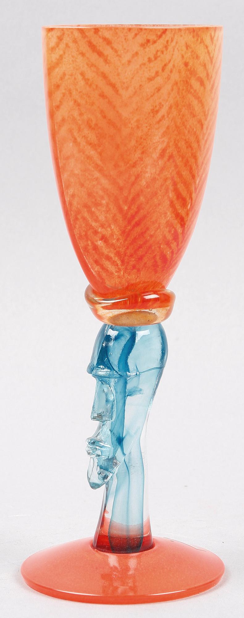 POKAL, glas, Kjell Engman, Kosta Boda, sign o numr 952001-300.