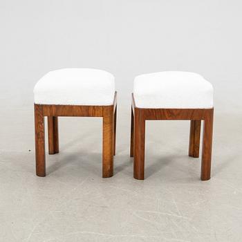 Pallar, ett par, Art Deco, 1900-talets första hälft.