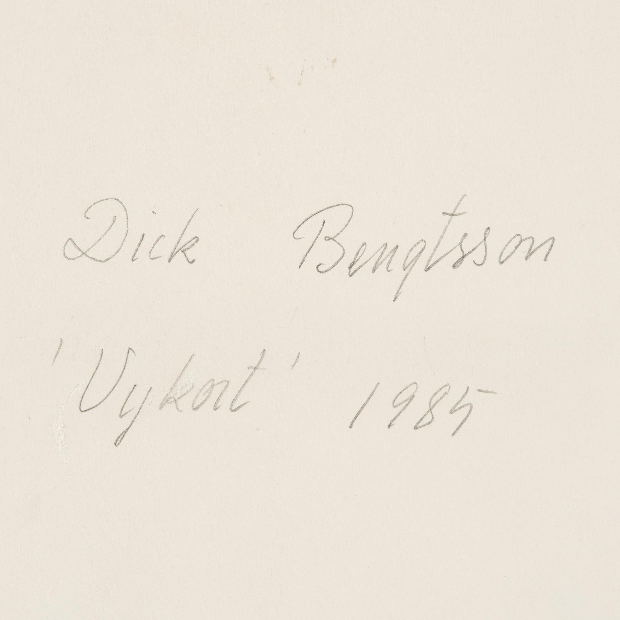 Dick Bengtsson, "Vykort".
