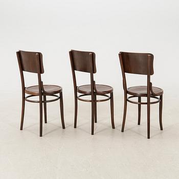 Chairs, set of 3, early 20th century.