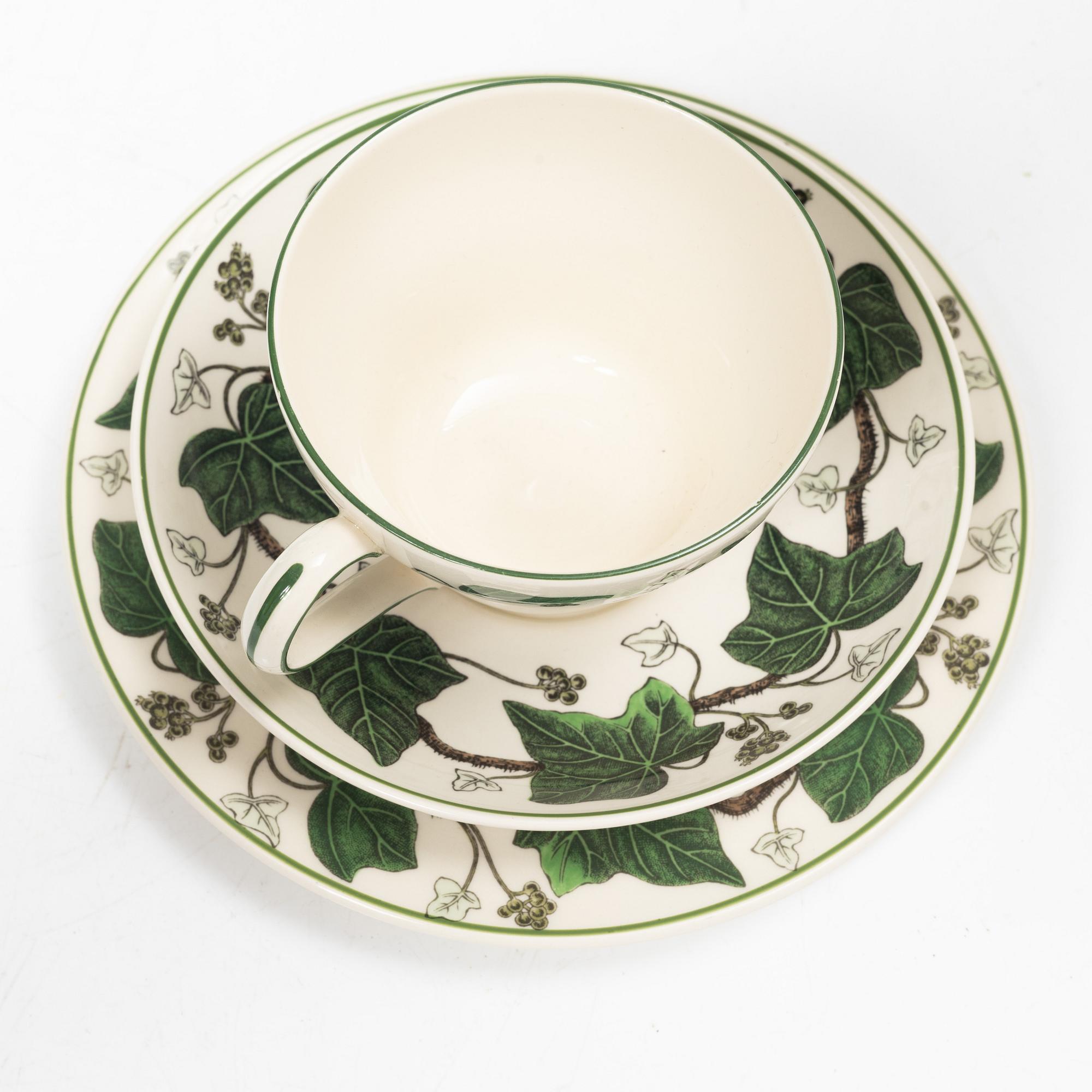 A 60-piece dinner and coffee service, 'Napoleon Ivy', Wedgwood, England.