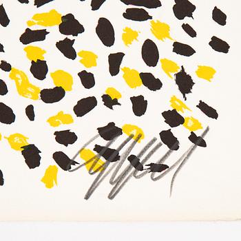 Karel Appel, portfolio with 5 lithographs in colour, "Tantrika 1", 1983, signed 16/75.