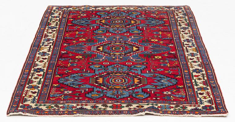 An oriental rug, probably Ardabil, c. 192 x 120 cm.