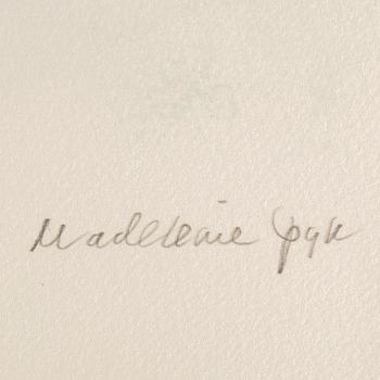Madeleine Pyk, lithograph in colours, signed 161/200.