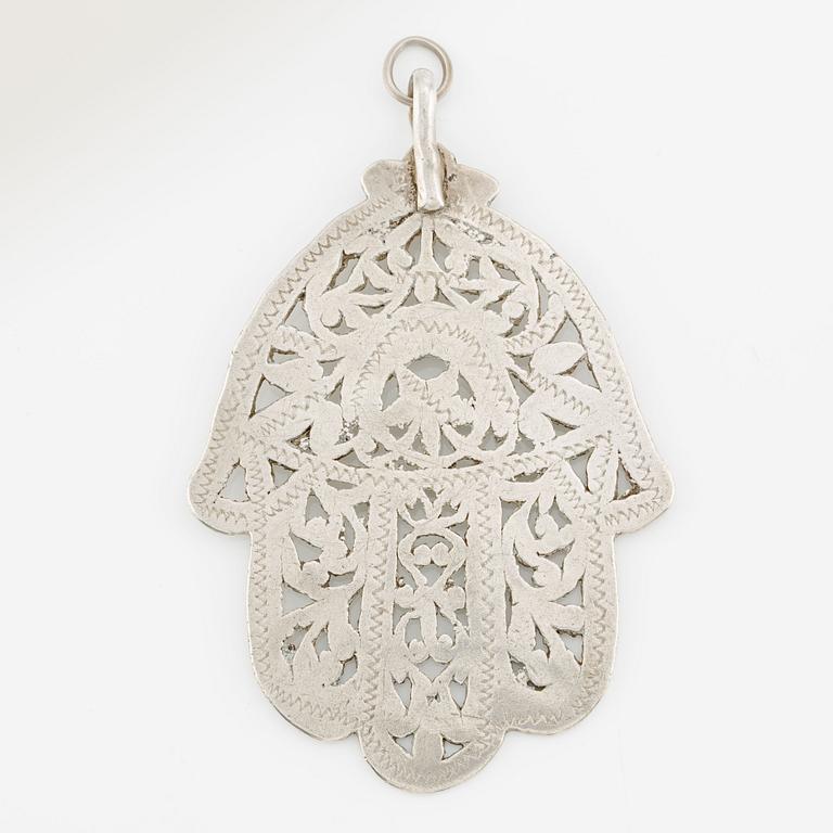 Silver pendant "Hand of Fatima".