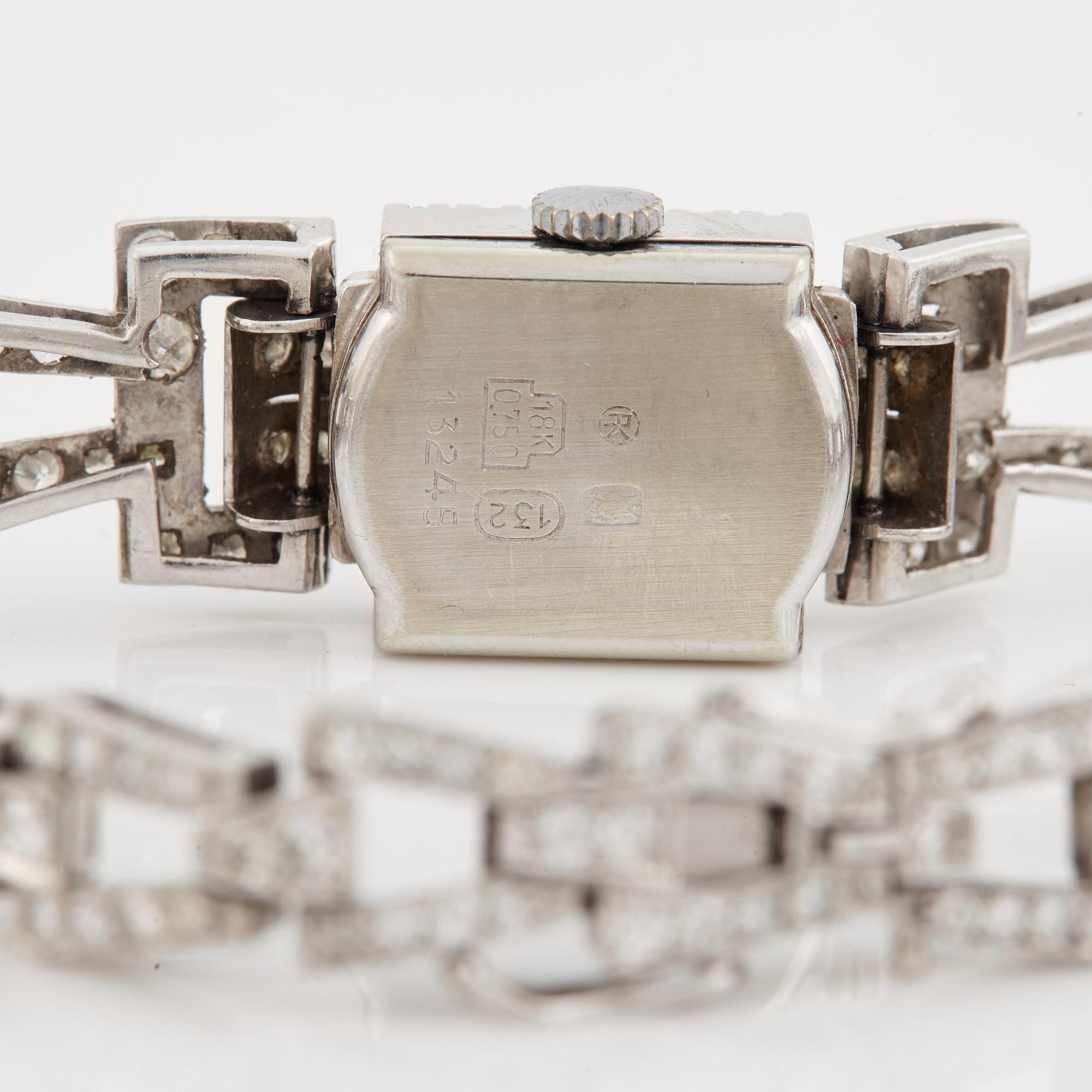 KURZ, wristwatch, 14,4 x 14,4 mm.