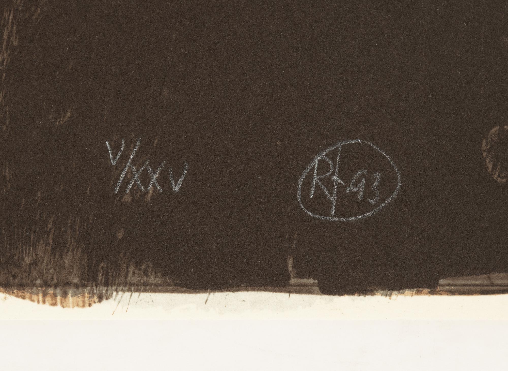 Roj Friberg, lithograph in colours, signed with monogram and numbered V/XXV, and dated -93.