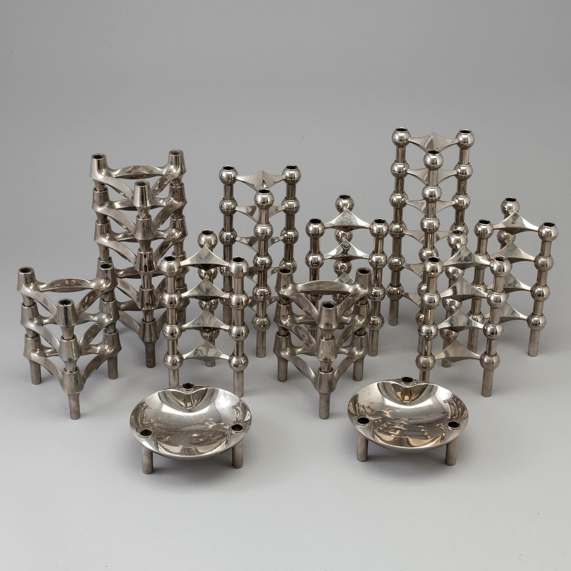 CEASAR STOFFI, ljusstakar, 28+1 st,  Nagel, Tyskland.