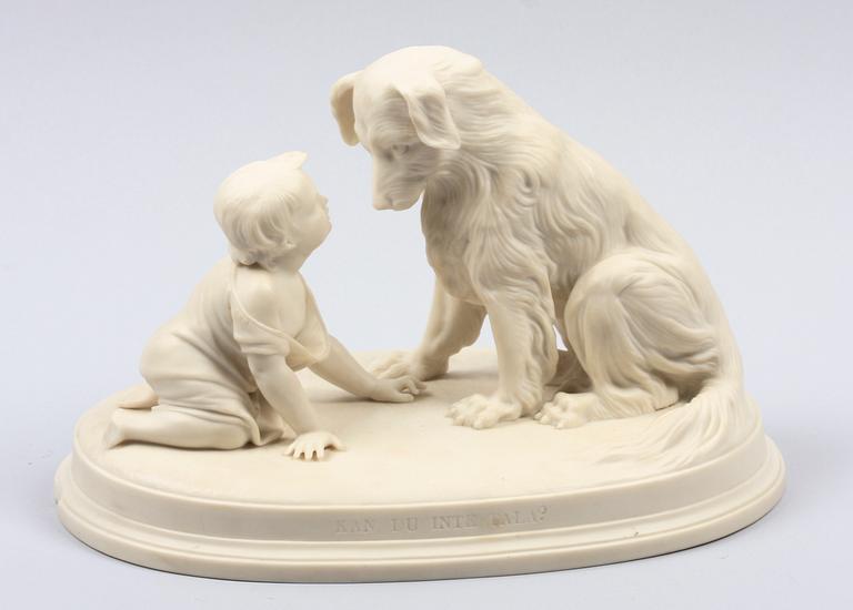 FIGURIN, parian. Gustavsberg.