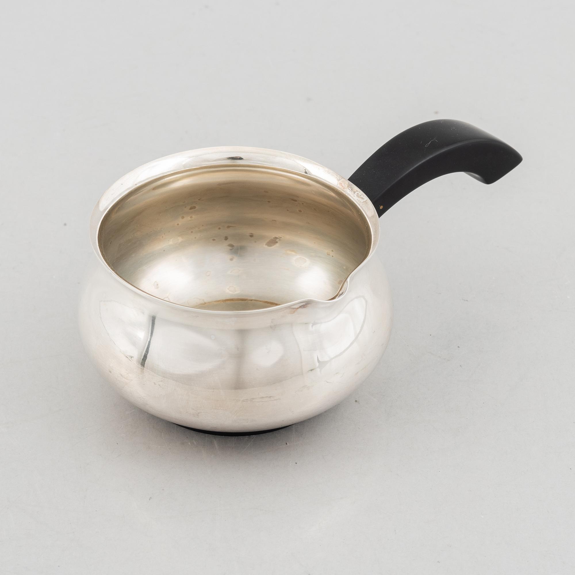 A Danish Silver Sauce Pan, mark of AF Rasmussen, Aarhus, around the mid-20th Century.