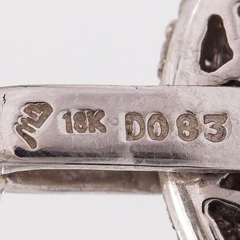 Hänge, 18K guld, diamanter ca. 0.83 ct tot enligt gravyr.