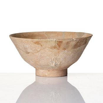 A Persian pottery bowl  13th century.