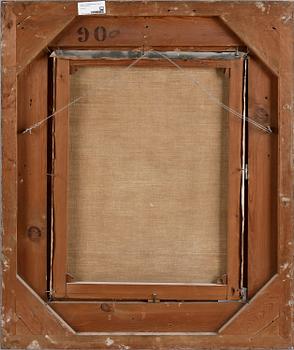 JOSEFINA HOLMLUND, olja på duk, signerad och daterad 1881.