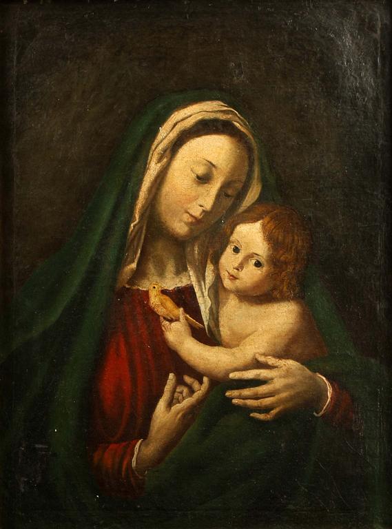 OKÄND KONSTNÄR, olja på duk, 1700/1800-tal.