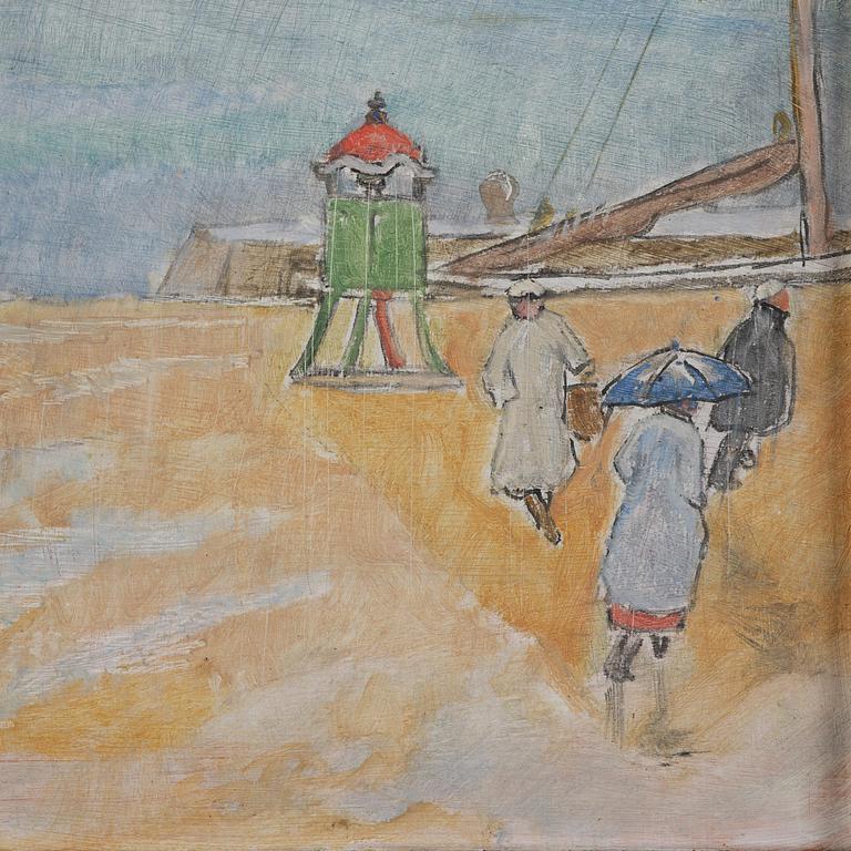 Carl Wilhelmson, "Regn. Lysekil" ("Rain. Lysekil").