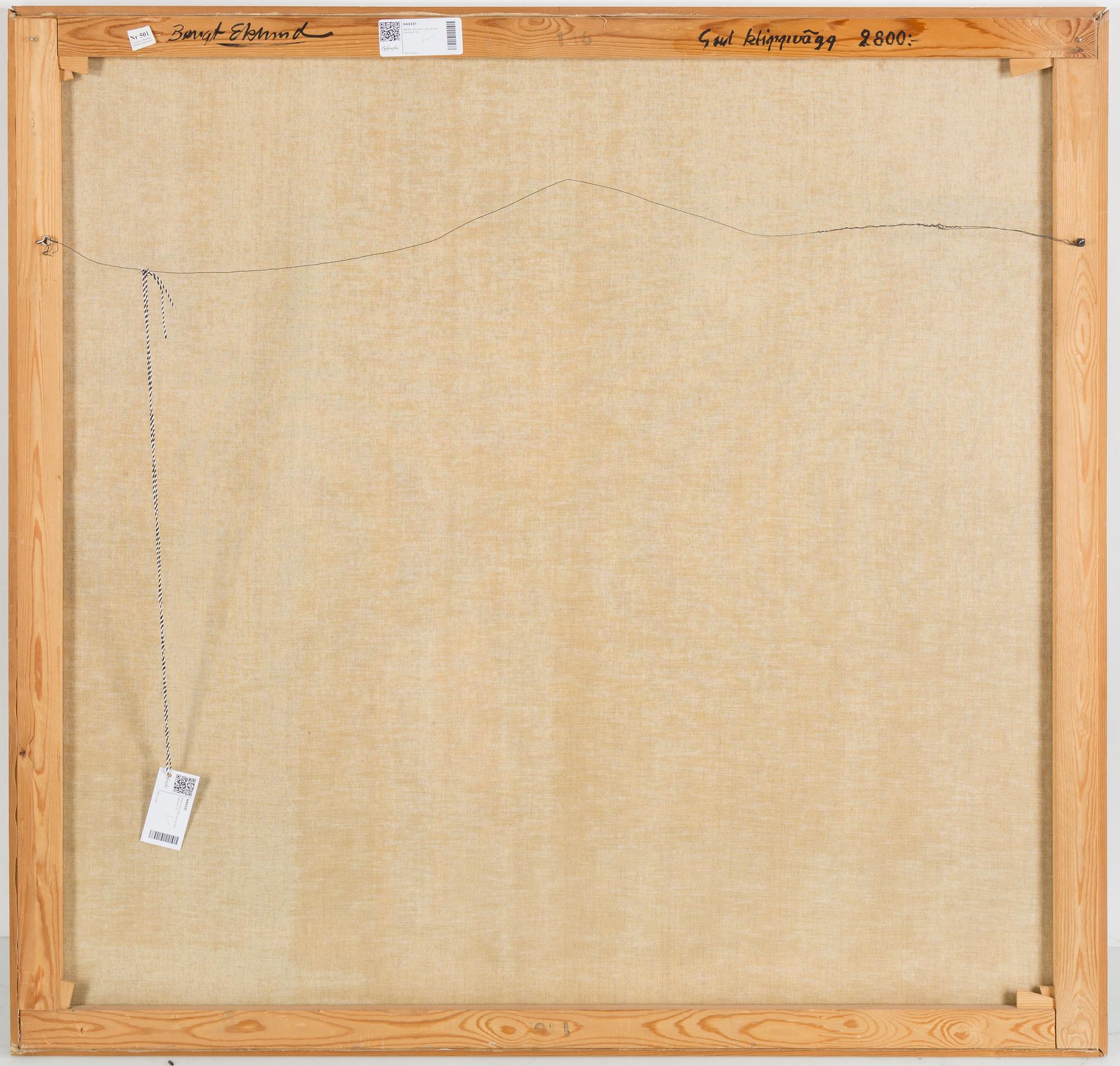 BENGT EKLUND, olja på duk, signerad.