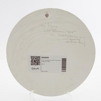 Tore Strindberg, relief, Prinsessan Ingeborg, 1923.