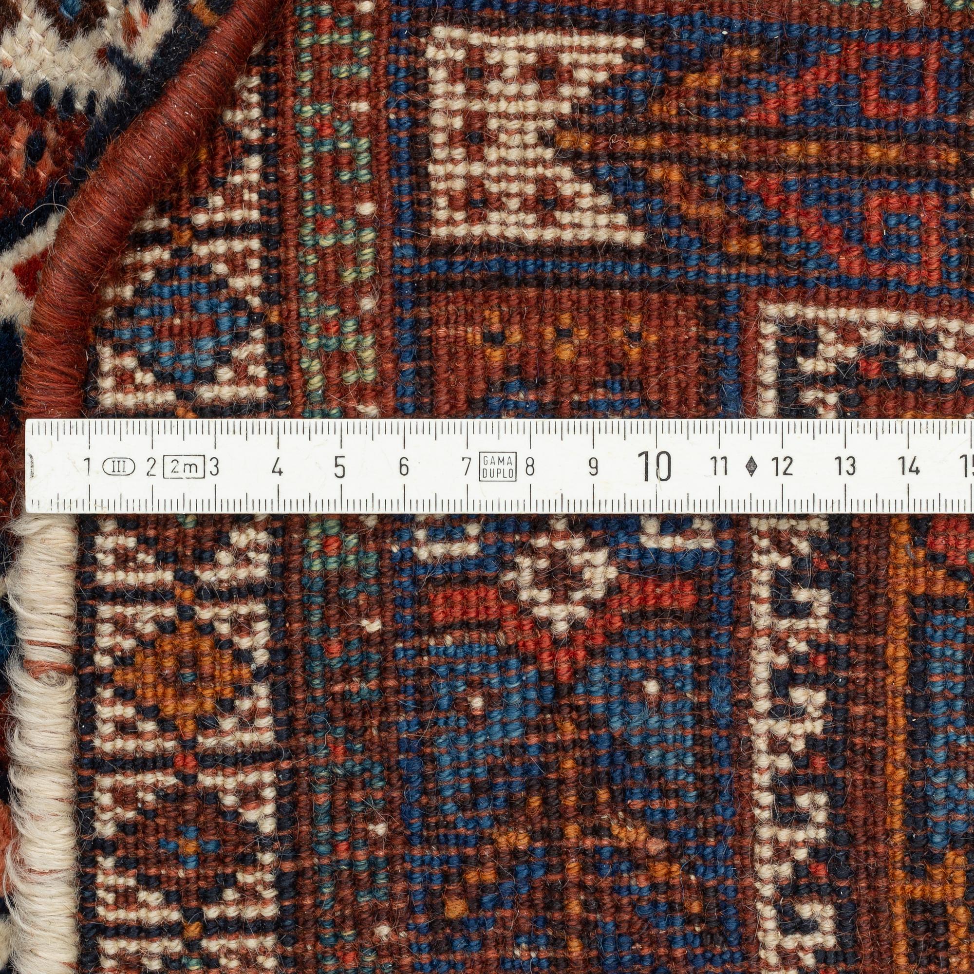A carpet, Shiraz, circa 211 x 147 cm.