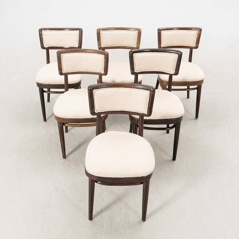 Chairs, 6 pcs, first half of the 20th century.