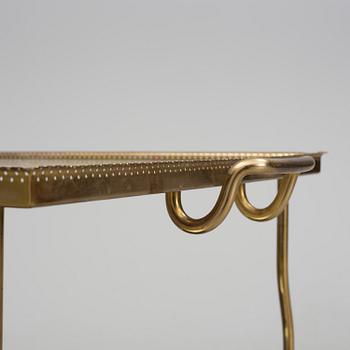 JOSEF FRANK, tevagn/serveringsvagn modell 889, Firma Svenskt Tenn, formgiven på 1930-talet.
