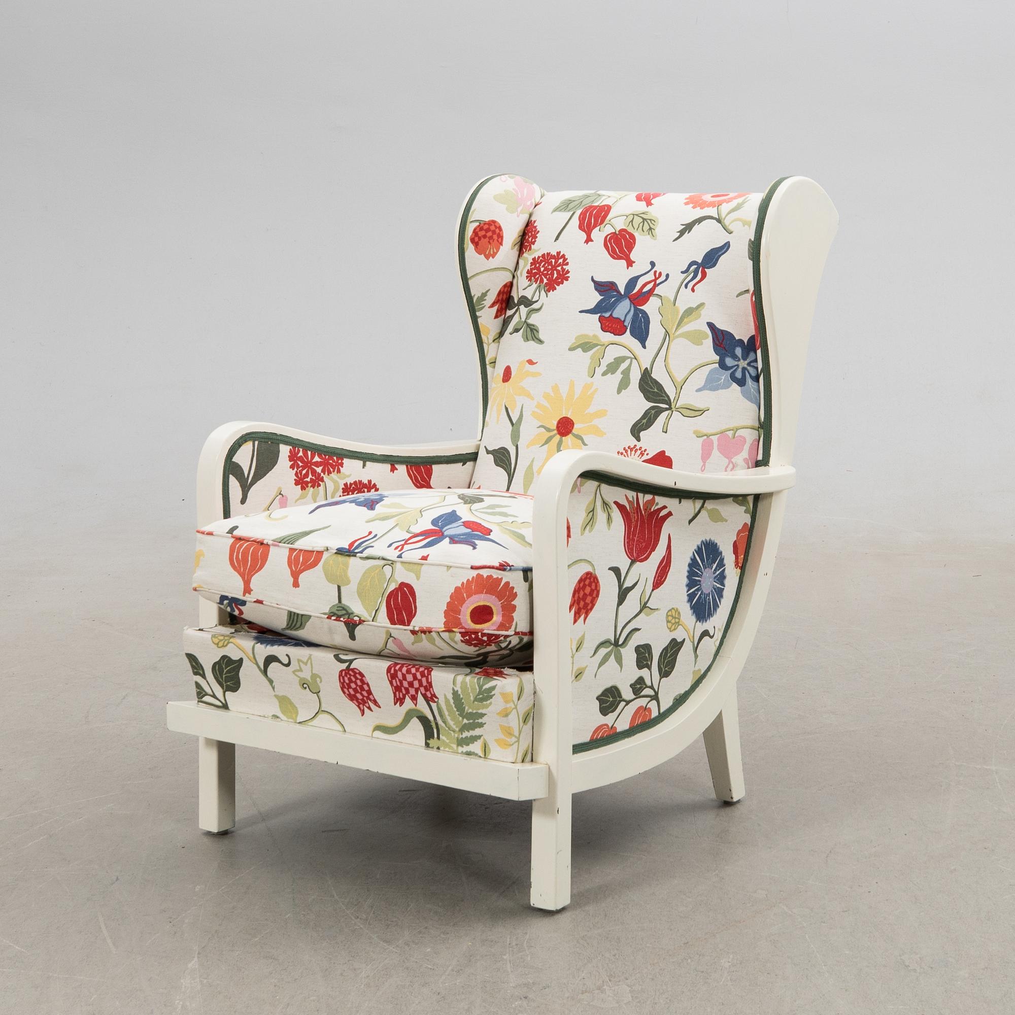 Wilhelm Knoll, fåtölj, Knolls Moderna Möbler, 1900-talets första hälft.