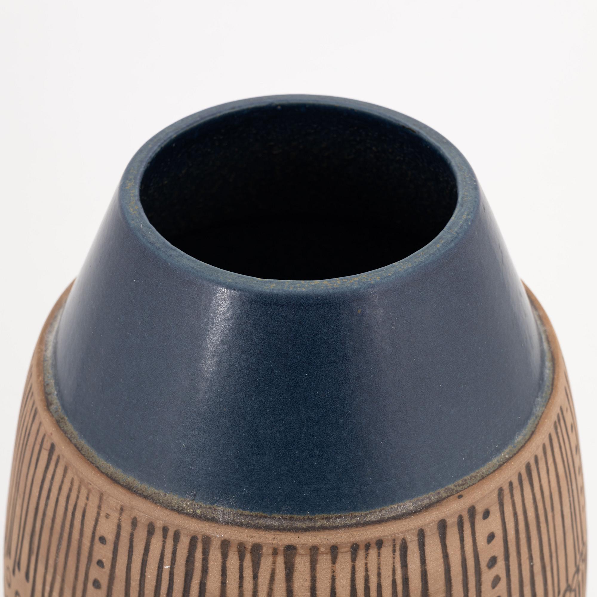 Lisa Larson, a stoneware vase, Gustavsberg.