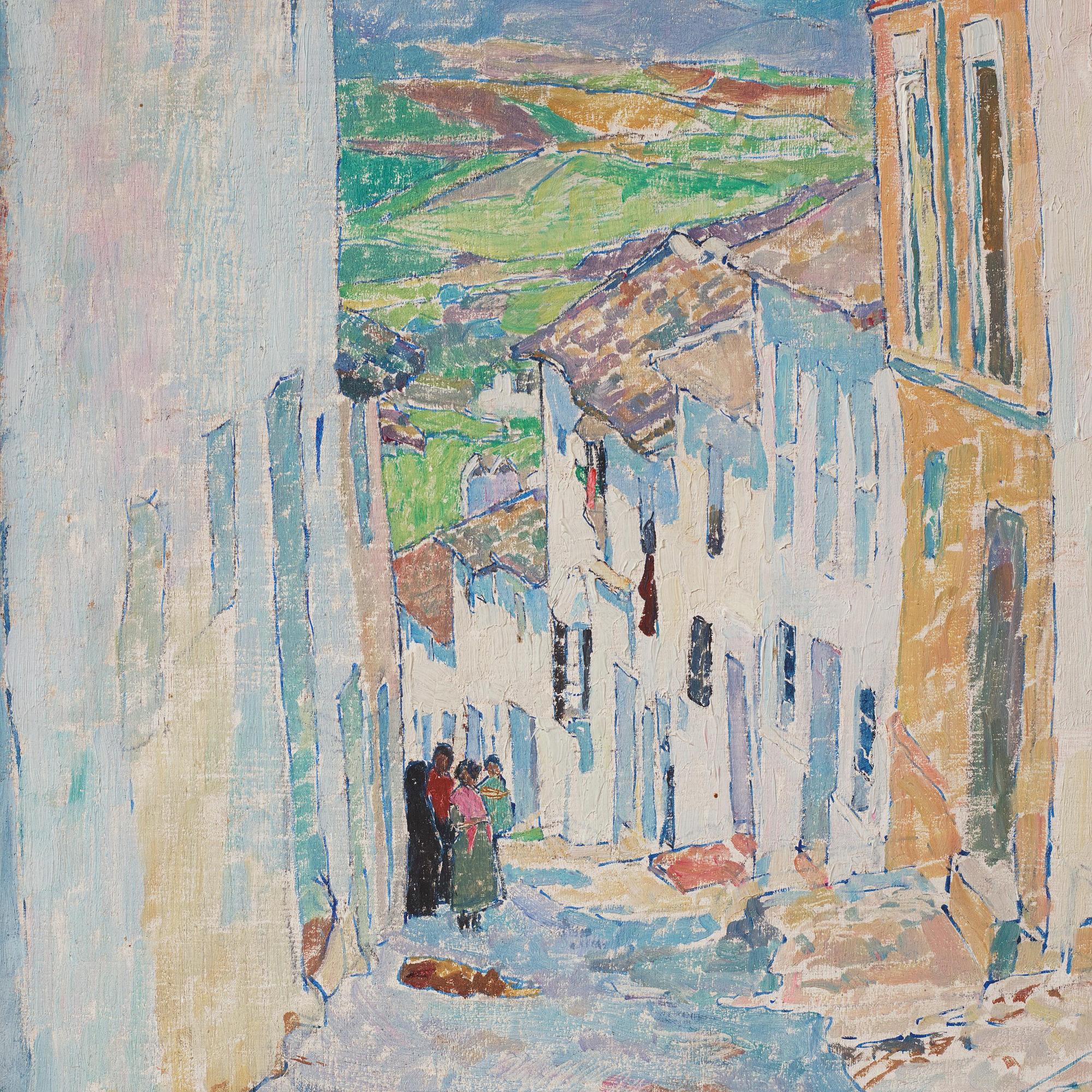 Carl Wilhelmson, "Gata i Ronda" (A street in Ronda).