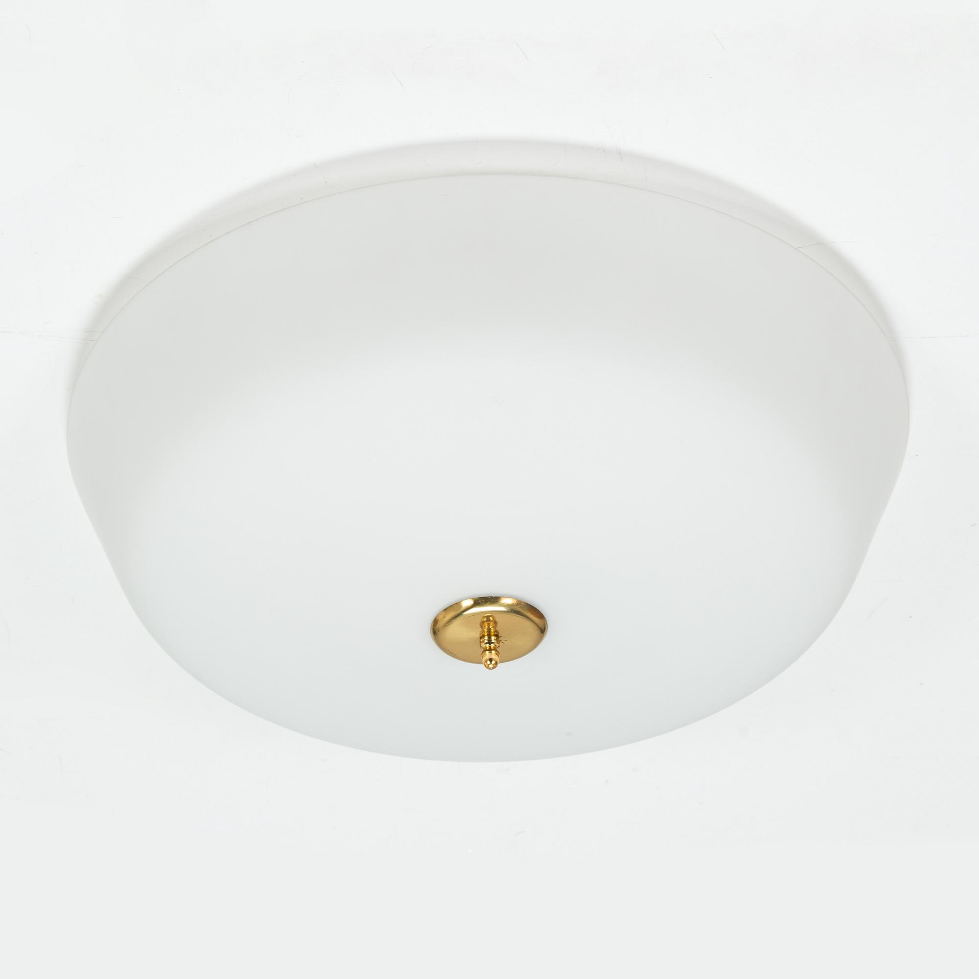 A mid-20th century ceiling light, model 101/5 Orno, Stockmann, Finland.