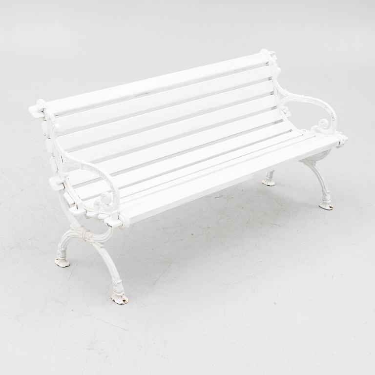 Trädgårdssoffa, Näfveqvarns Bruk, tidigt 1900-tal.