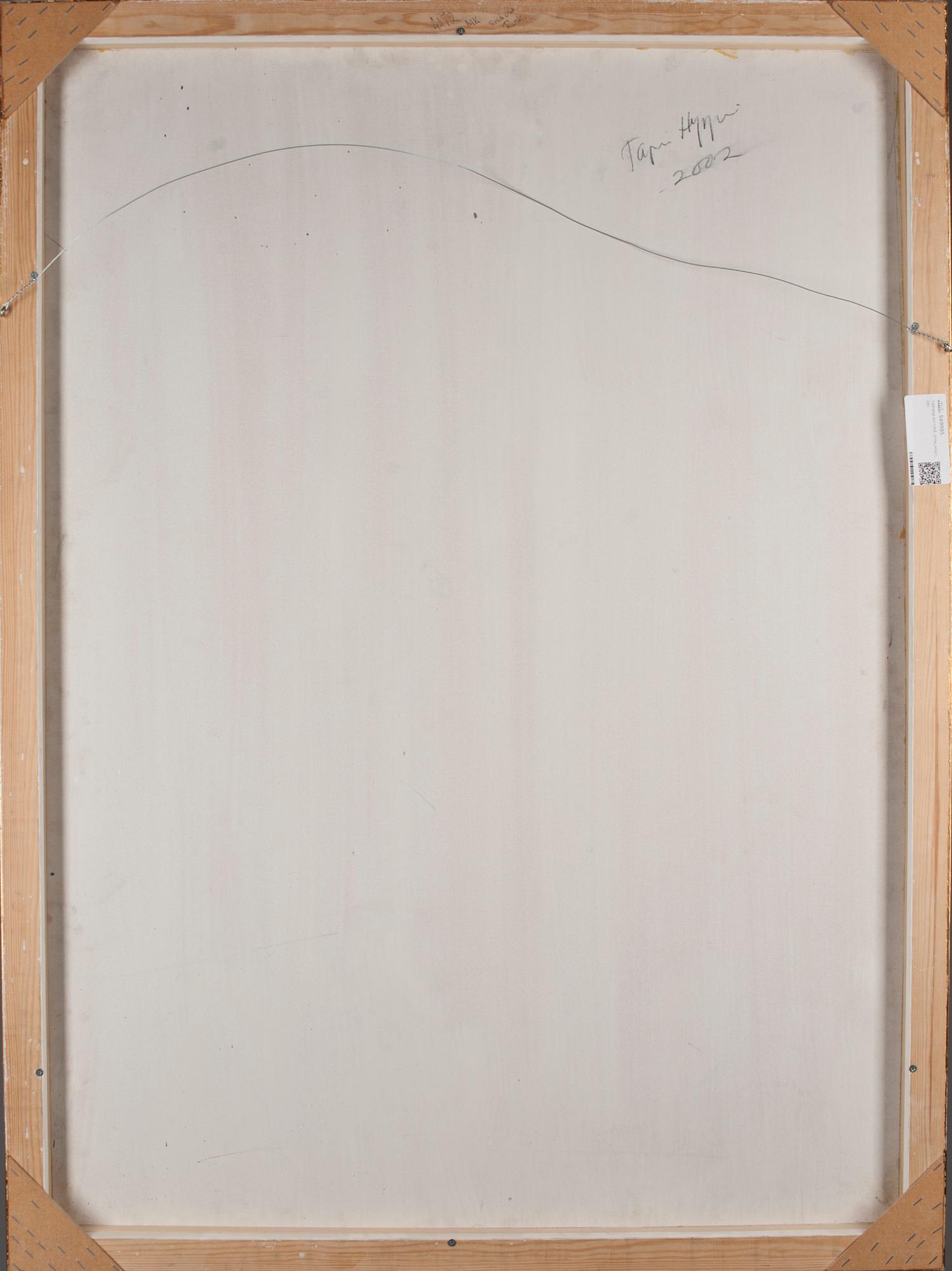 TAPANI HYYPIÄ, olja på skiva, a tergo signerad och daterad 2002.