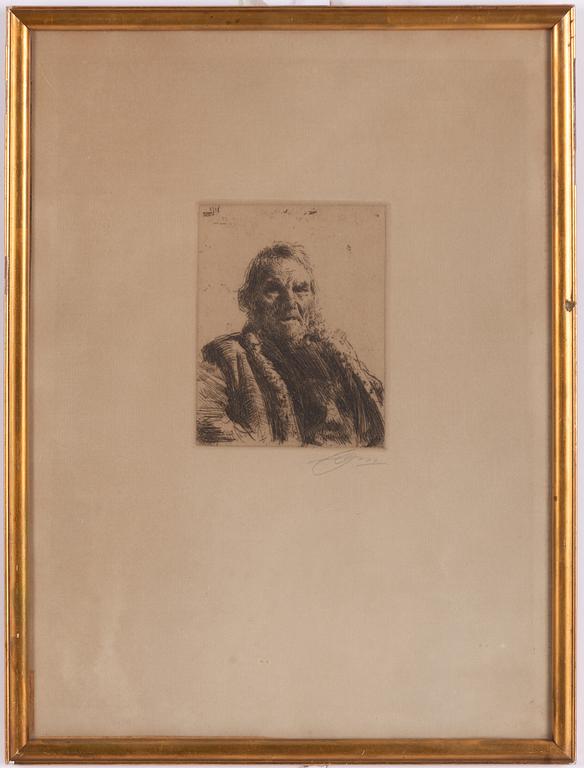 Anders Zorn, "Gammal knekt".