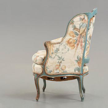 A Rococo 18th century bergere.