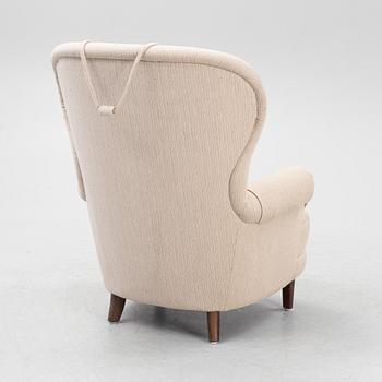 Carl Malmsten, a 'Rundrygg' armchair, AB O.H. Sjögren.