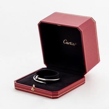 A Cartier "Juste en Clou" bracelet in 18K white gold.