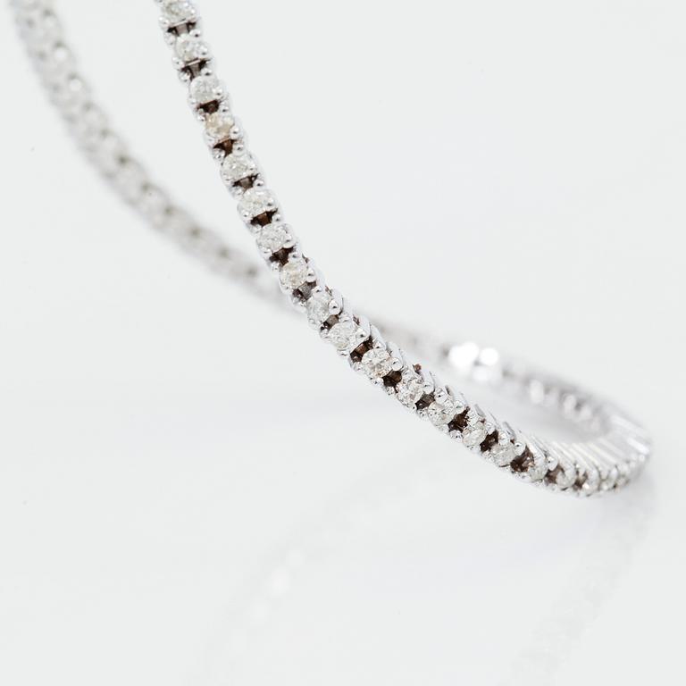 ARMBAND, briljantslipade diamanter tot ca 1.00 ct.