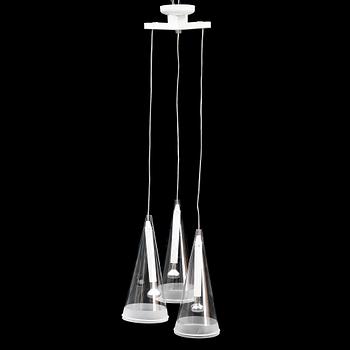 Achille Castiglioni, a 'Fucsia 1' ceiling lamp, for Flos.