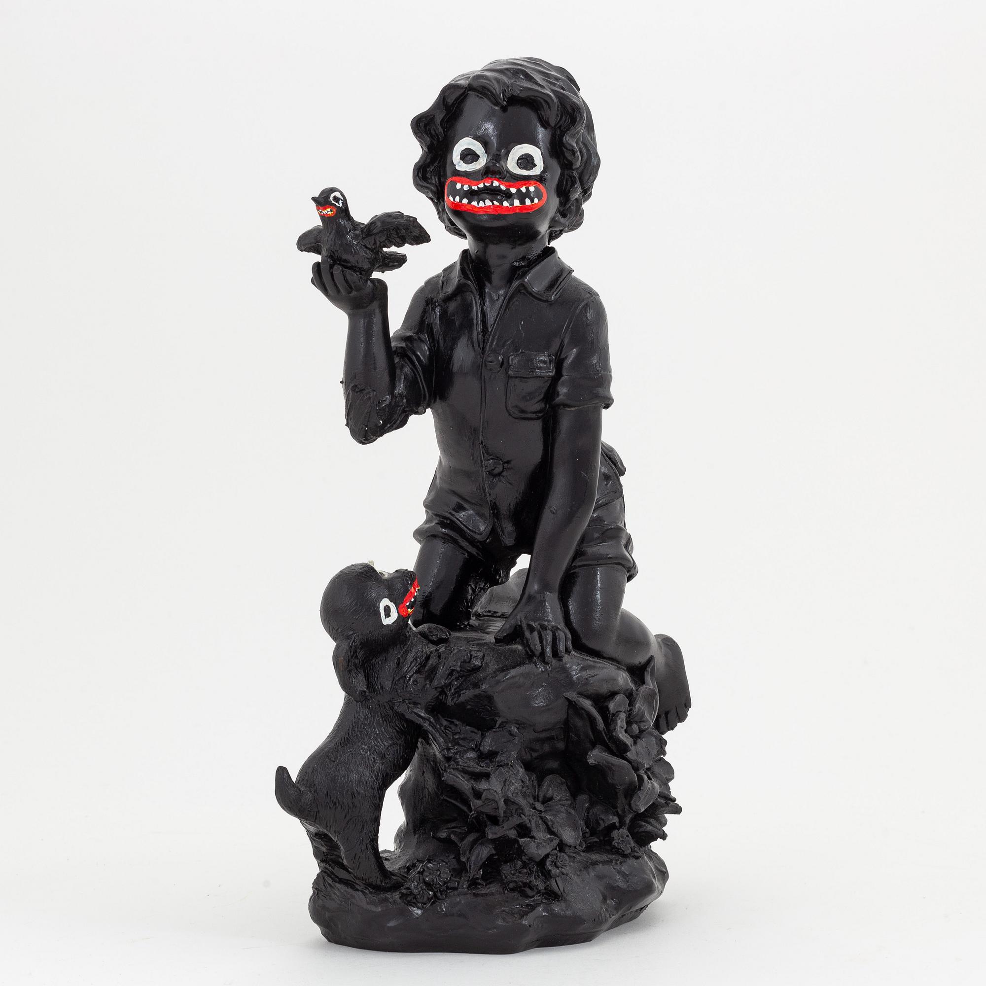 Makode Linde, skulptur, signerad, utförd 2008.