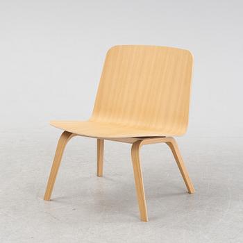 A contemporary 'Palm' oak chair by Says Who design for Bolia.