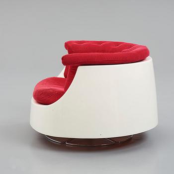 Gillis Lundgren, a 'Sirius' swivel base easy chair, IKEA, Sweden 1970s.