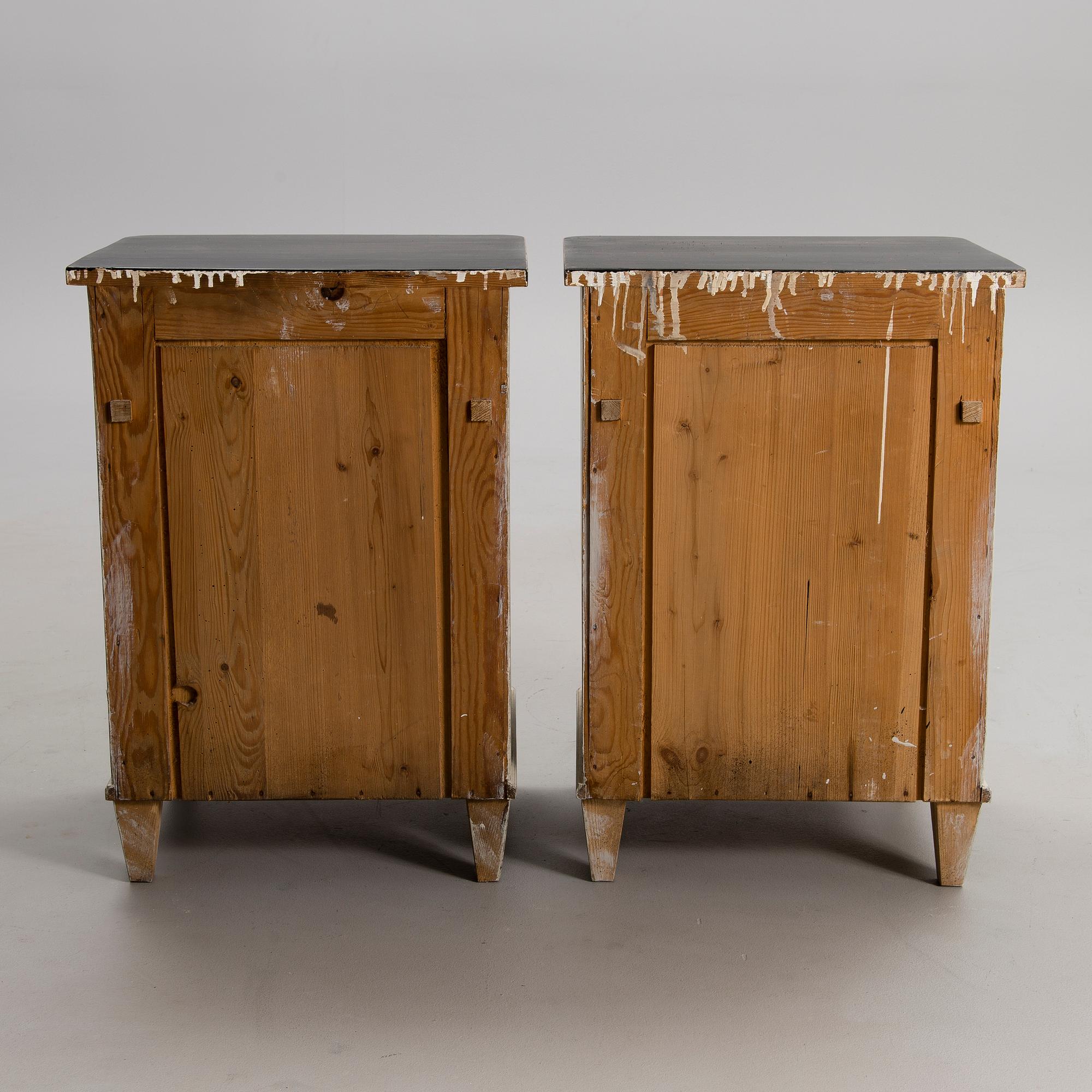 YÖPÖYTÄPARI, kustavilaistyyli, 1900-luku.