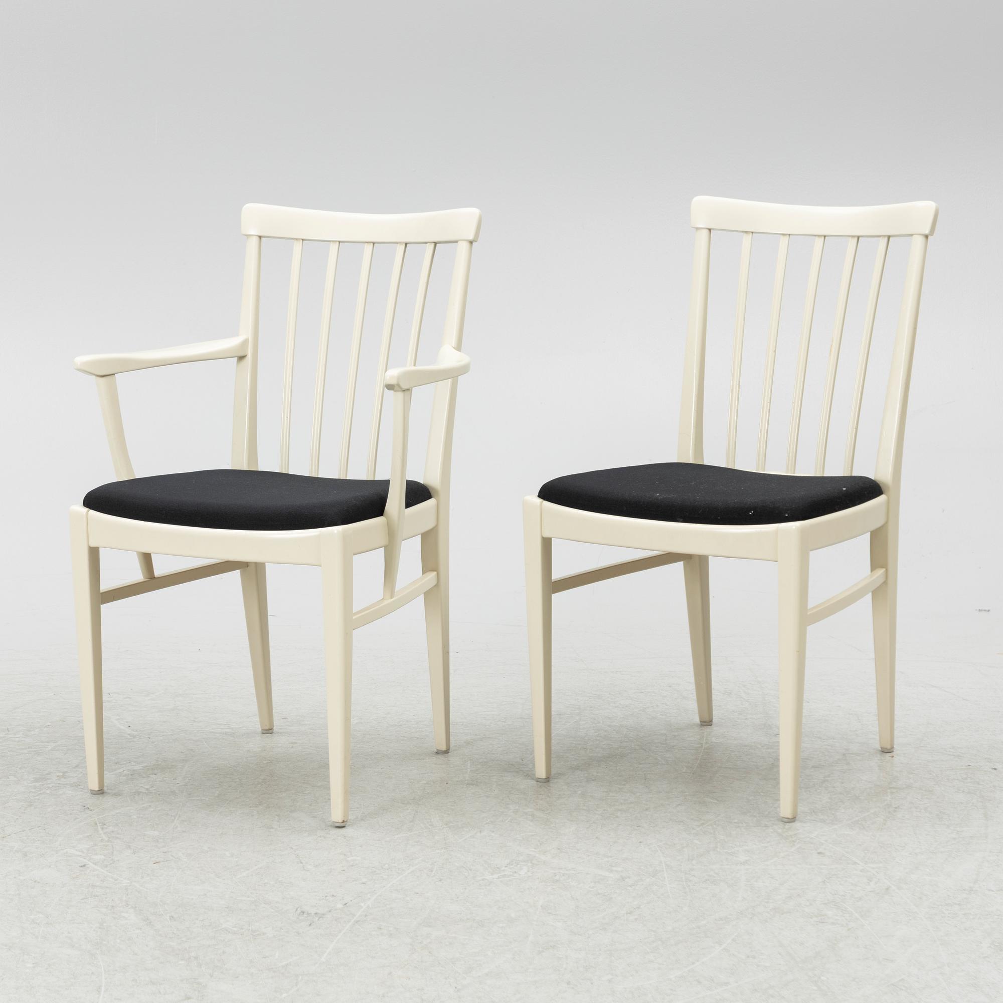 Carl Malmsten, an eight part dining group, "Herrgården", Åfors, second half of the 20th century.