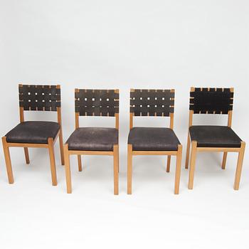 STOLAR, 3+6 st, modell 615, Aino Aalto, Artek. Modellen formgiven 1939.