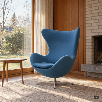 Arne Jacobsen, "Ägget", Fritz Hansen, Danmark 2002.