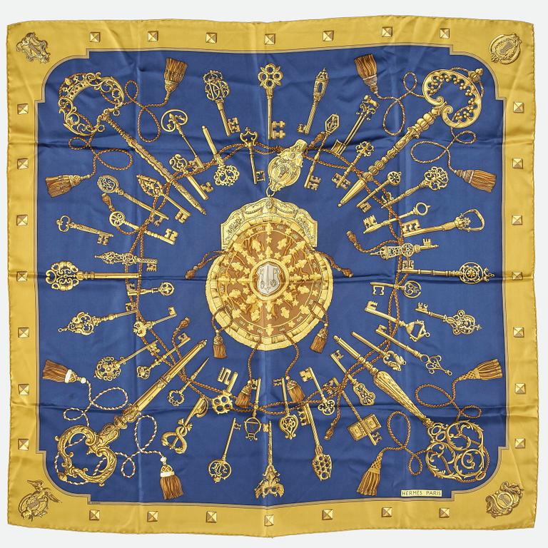 SCARF, Hermès, "Les Cles".