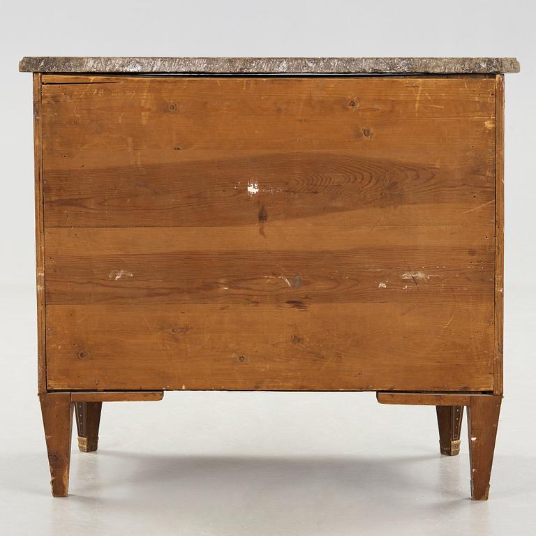 BYRÅ, tillskriven Nils Petter Stenström (mästare i Stockholm 1781-1790). Gustaviansk, 1700-talets slut.