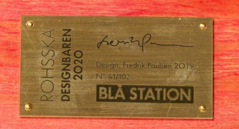 FREDRIK PAULSEN, "Röhsska"Designbaren, chair, Blå Station 2020, Chair 41/102.