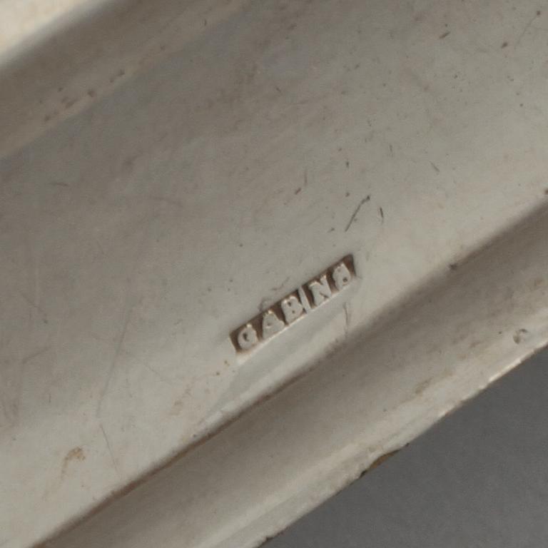 LJUSSTAKAR, nysilver, GAB, före 1916.