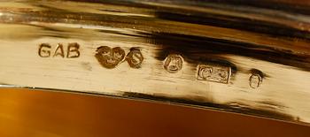 STOP, silver, GAB, Stockholm 1953. Vikt 660 g.