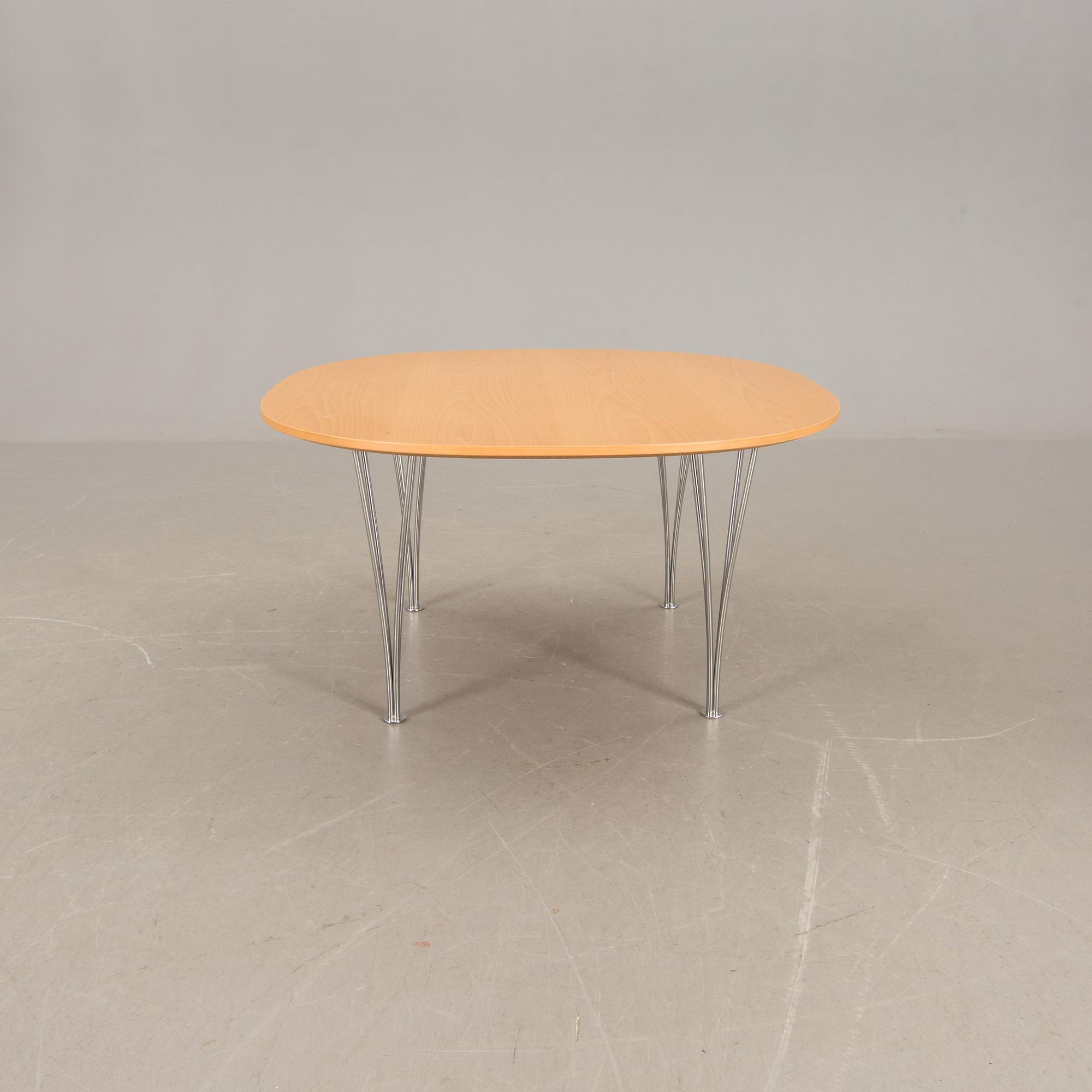 SOFFBORD, "Supercirkel" Piet Hein & Bruno Mathsson för Fritz Hnasen Danmark.